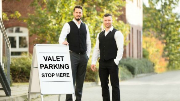 Hotel valet parking